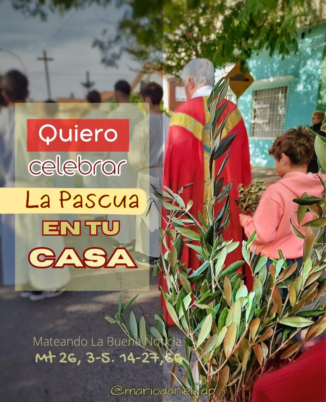 Celebrar la Pascua en casa