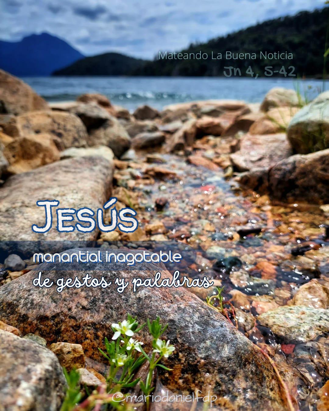 Jesús inagotable fuente de agua viva