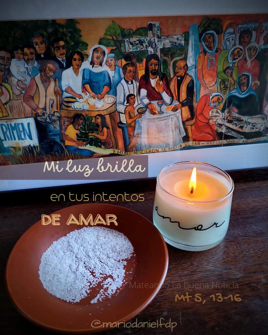 Mi luz brilla en tus intentos de amar