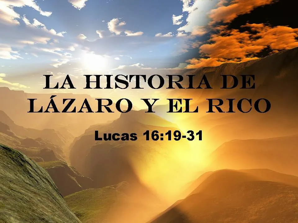 Lazaro y el rico